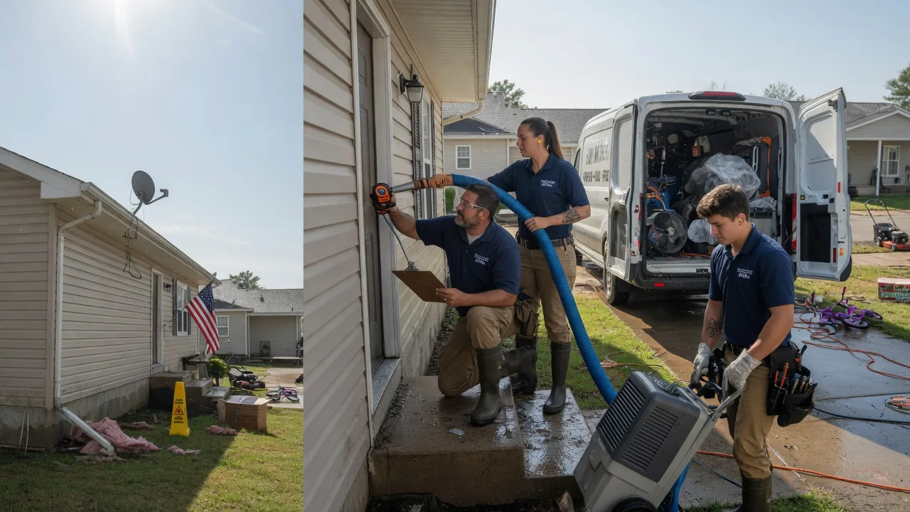 Ceiling Water Damage Restoration in Kent, MN near me